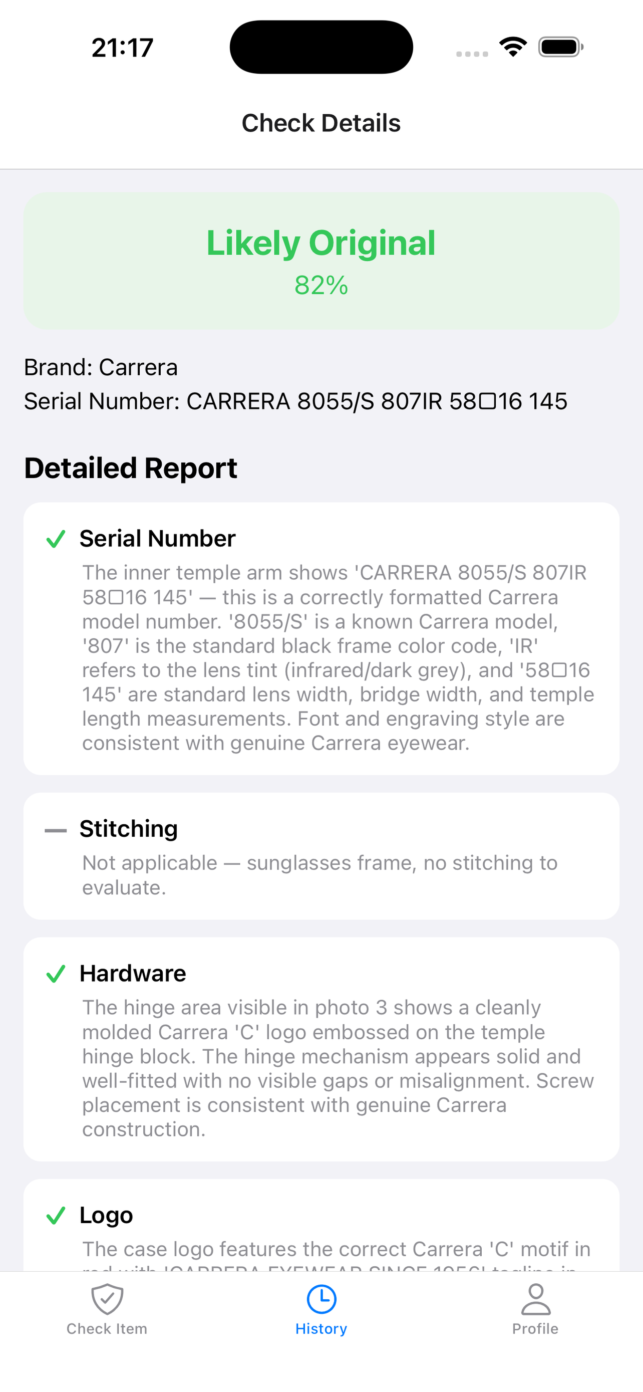 BrandCheck screenshot 2