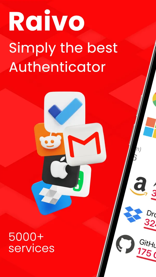 Raivo - Authentifizierungs app Screenshot 1