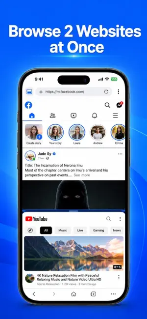 Split Screen: Dual Browser screenshot 1