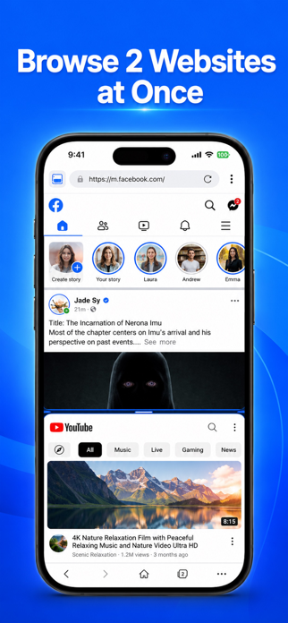 Split Screen: Dual Browser Screenshot 1 of 5