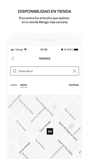Captura de pantalla de MANGO - Online Fashion en iPhone 7