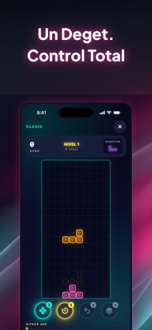 NeonFall: Block Stacker Screenshot 2 of 5