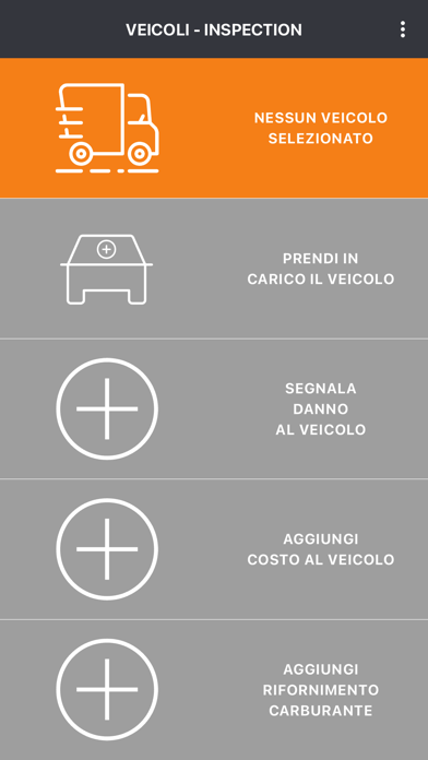 Veicoli - Inspection Screenshot