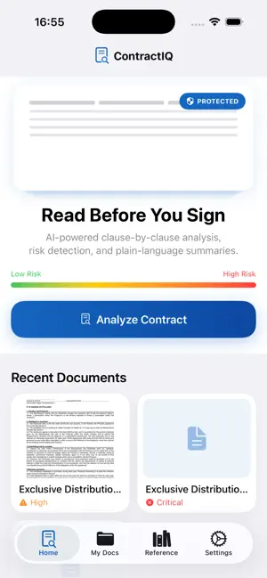 ContractIQ - Legal Doc Reader screenshot 1