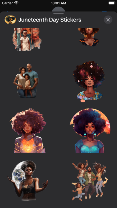 Juneteenth Day Stickers Screenshot