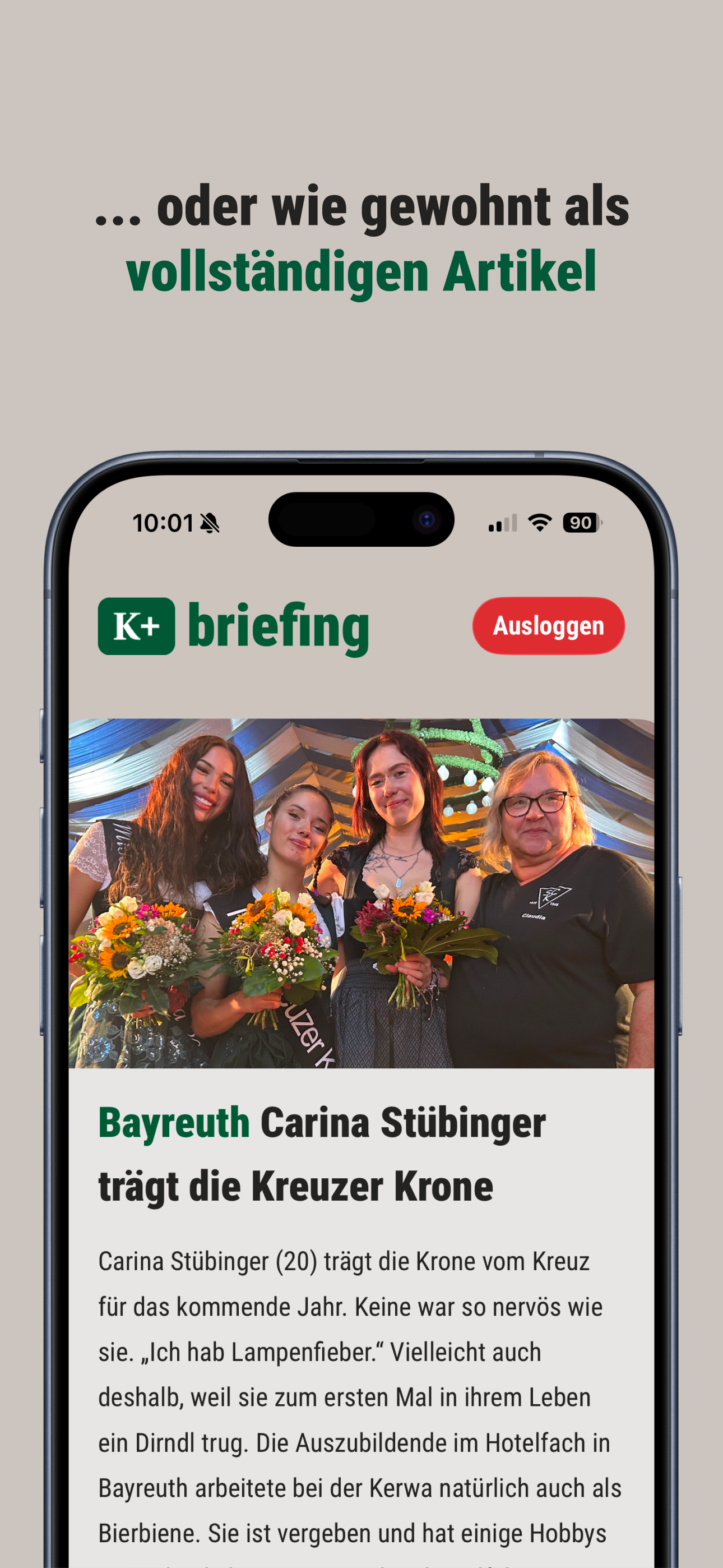 kurier briefing