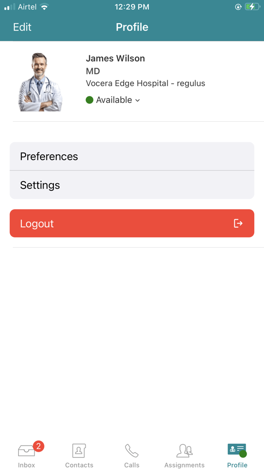 #9. Vocera Edge Comms (iOS) 由: PatientSafe Solutions
