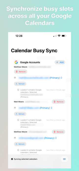 Calendar Busy Sync Screenshot 1 of 4