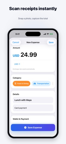 PL: Expense & Budget Tracker iPhone screenshot