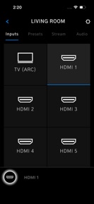 JBL Synthesis Control screenshot