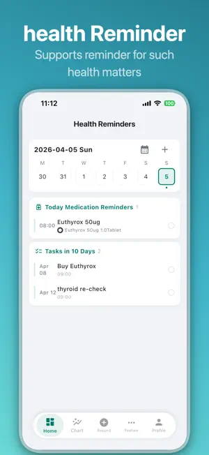 Thyroid Tracker: Hormone Log screenshot 2