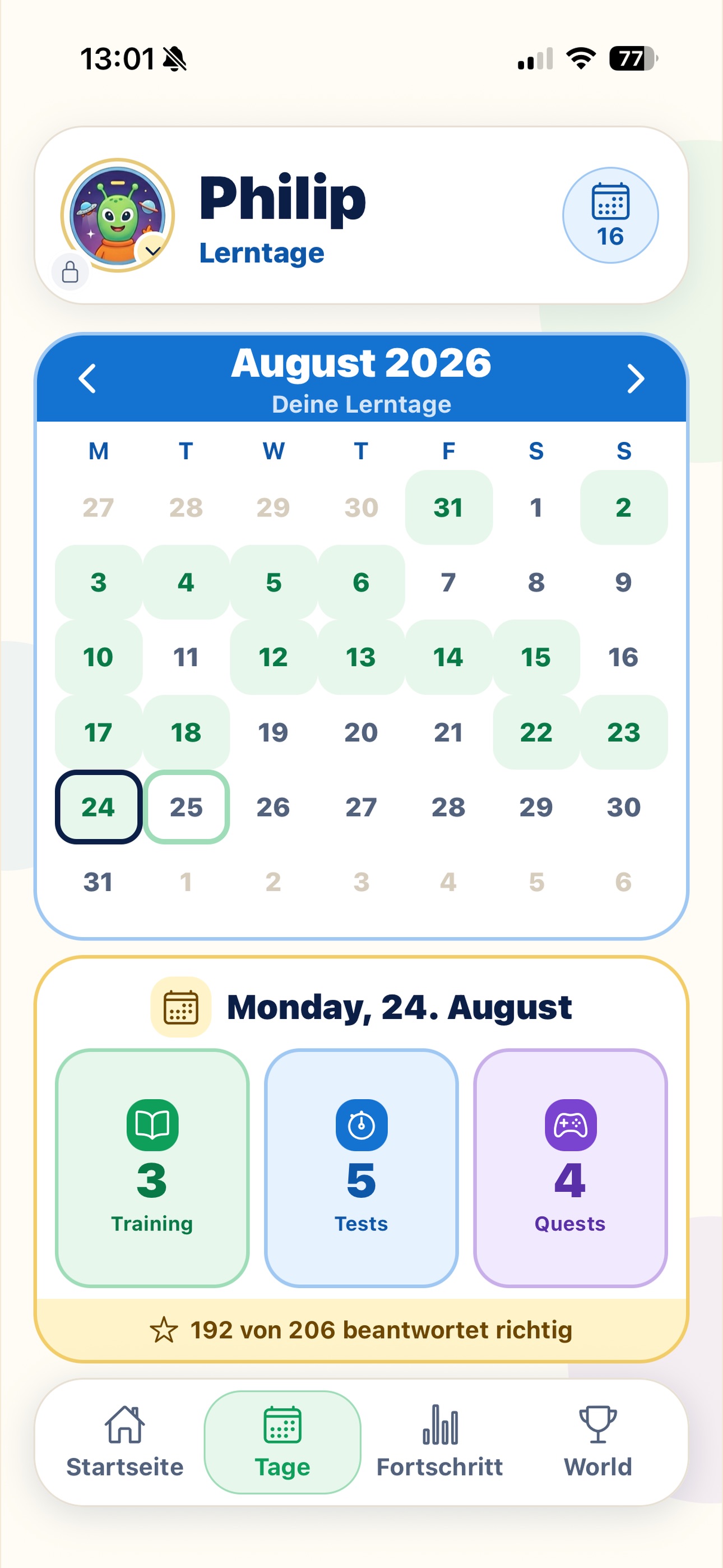 Screenshot 2 of Rimu Math: Times Tables