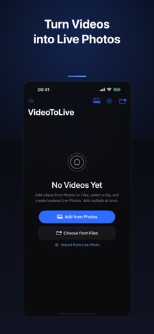 VideoToLive: Live Photo Maker Screenshot 1 of 5