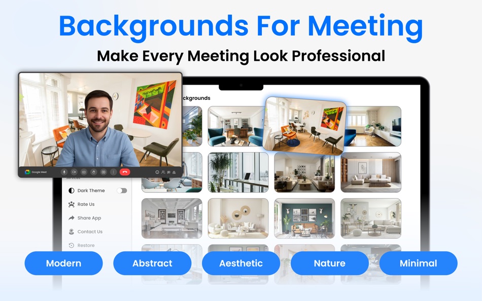 #3. App for Google Meet Pro (macOS) Podle: Muhammad Sulman