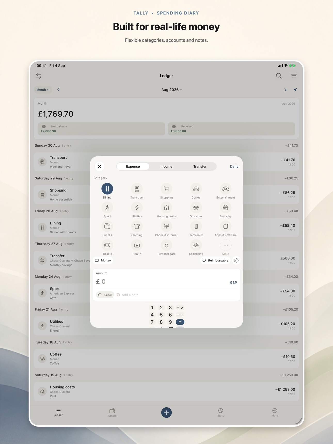Screenshot 12 of Tally: Spending Diary