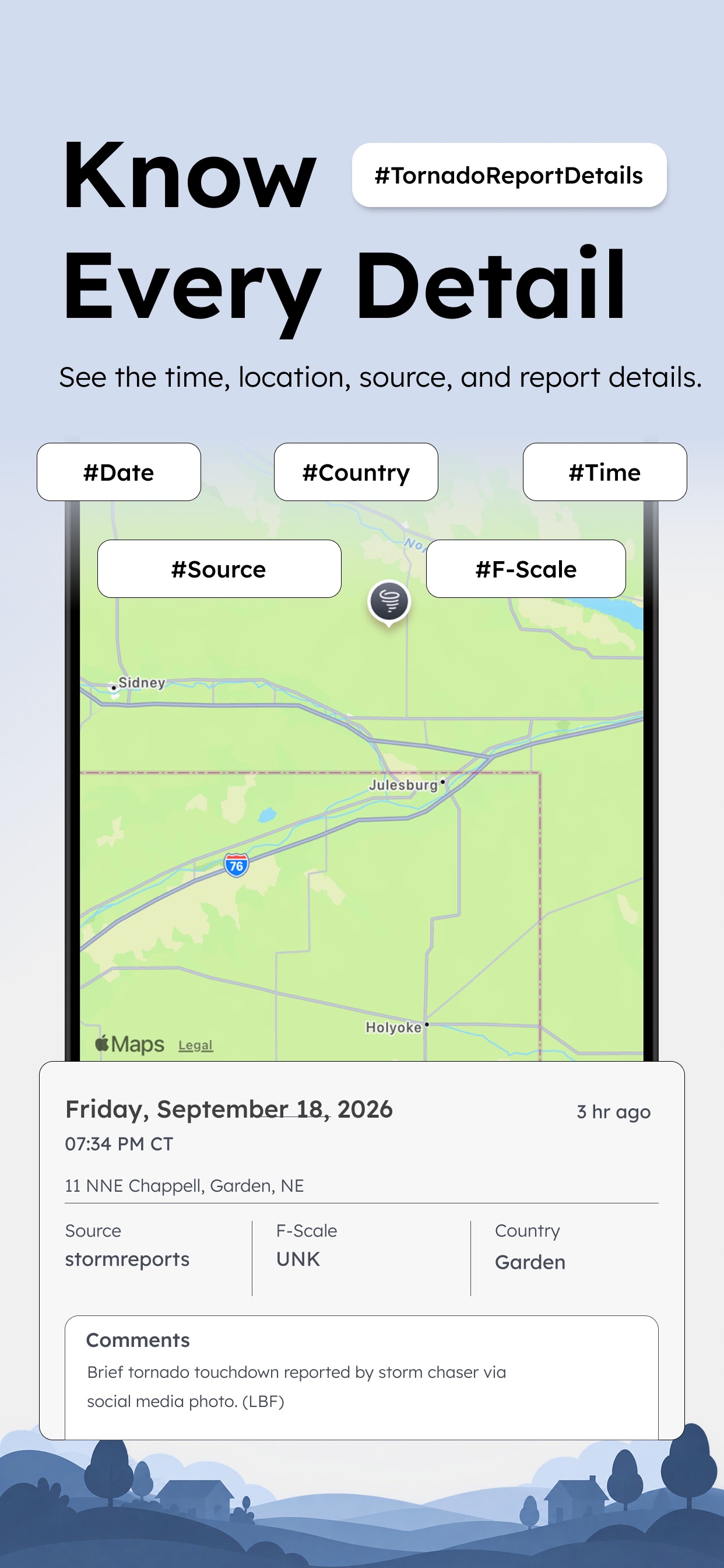 Screenshot 4 of Tornado Tracker - Live Map