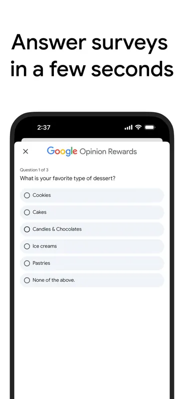 Google Opinion Rewards screenshot 5 of 6