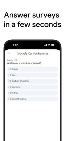 Google Opinion Rewards iPhone Screenshot 5