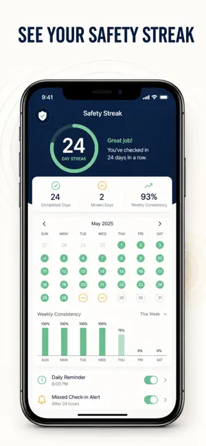 Safety Check-In: Live Alone screenshot 4
