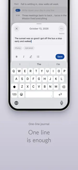 Lives: One Line a Day Journal screenshot 4