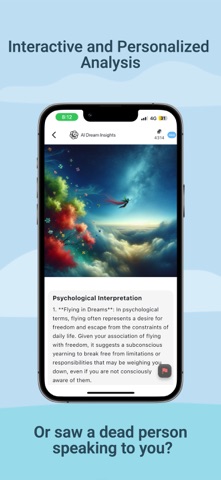 AI Dream Insights & Meaning iPhone screenshot