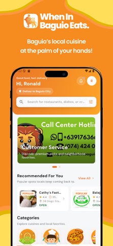 When in baguio eat iPhone screenshot 1