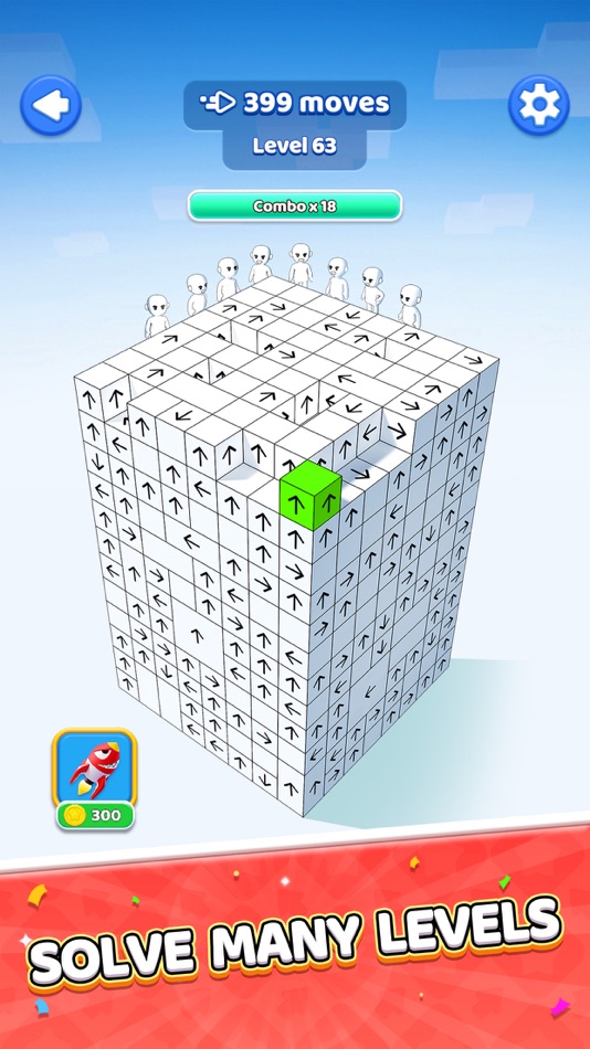 #2. Tap Out - 3D Block Pop (iOS) Av: Topsmart Mobile Ltd.