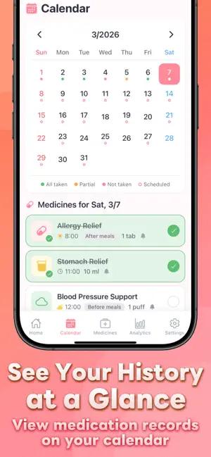 Meds Tracker: Pill Reminder screenshot 2