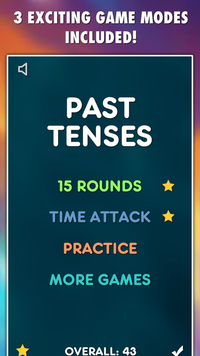 Screenshot #3 pour Past Tenses Grammar Test