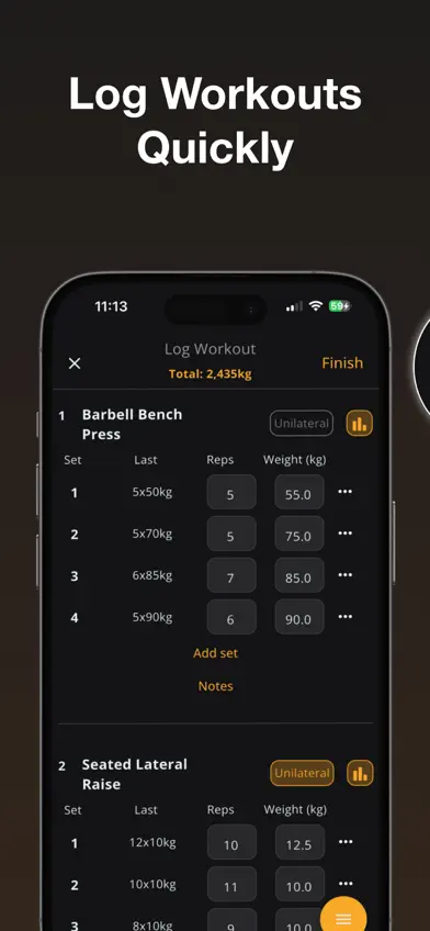 Stronger - Gym Workout Planner screenshot 2