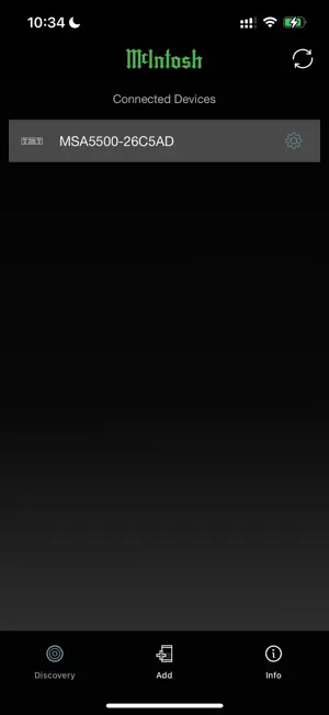 McIntosh Cast Connect screenshot 2