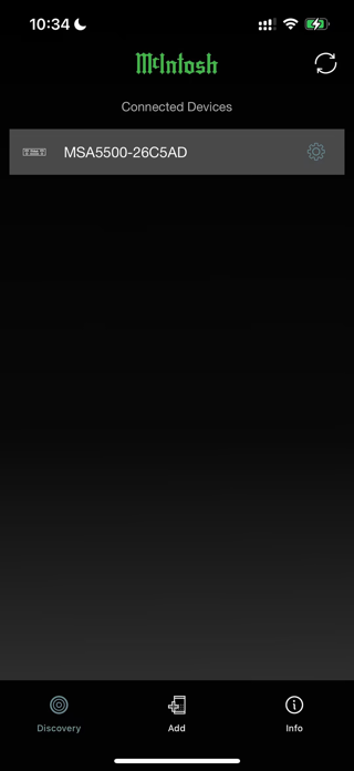 McIntosh Cast Connect Screenshot 2 of 6