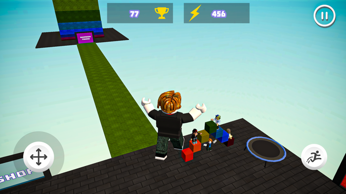 Обби 1 Сила Прыжка