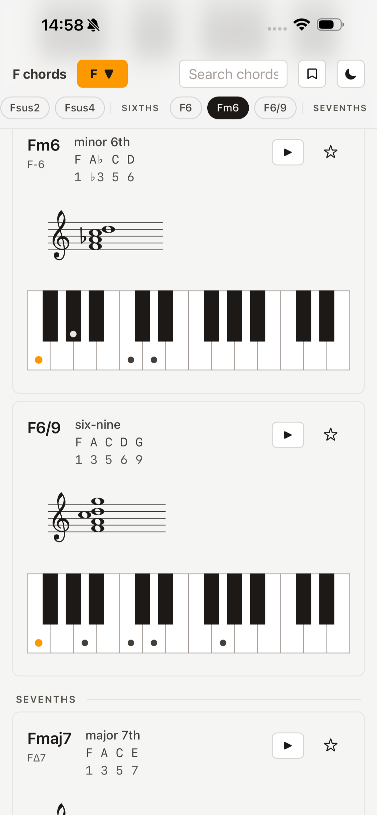Jazzlore Chords