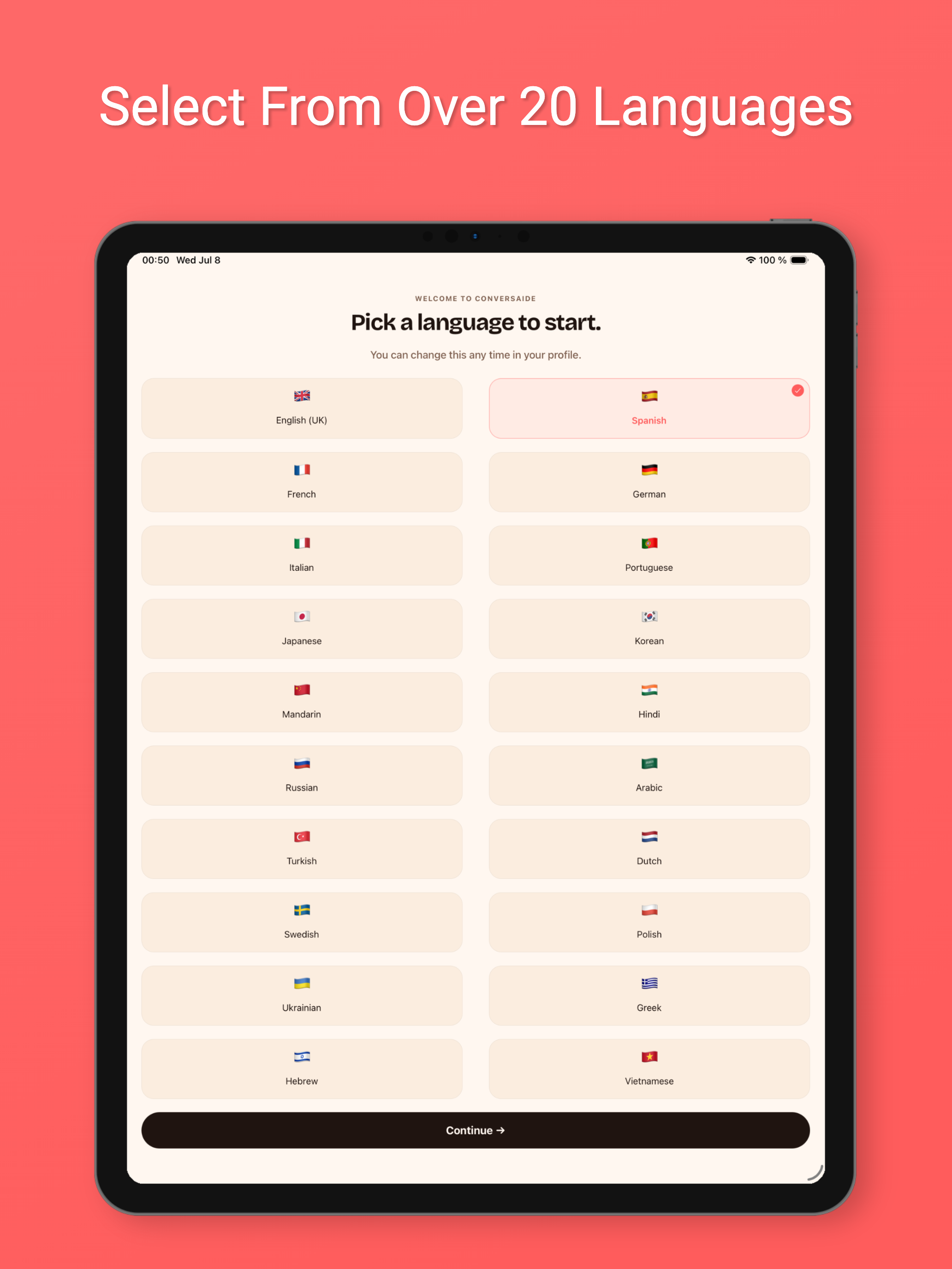 Conversaide: AI Language Tutor screenshot 8