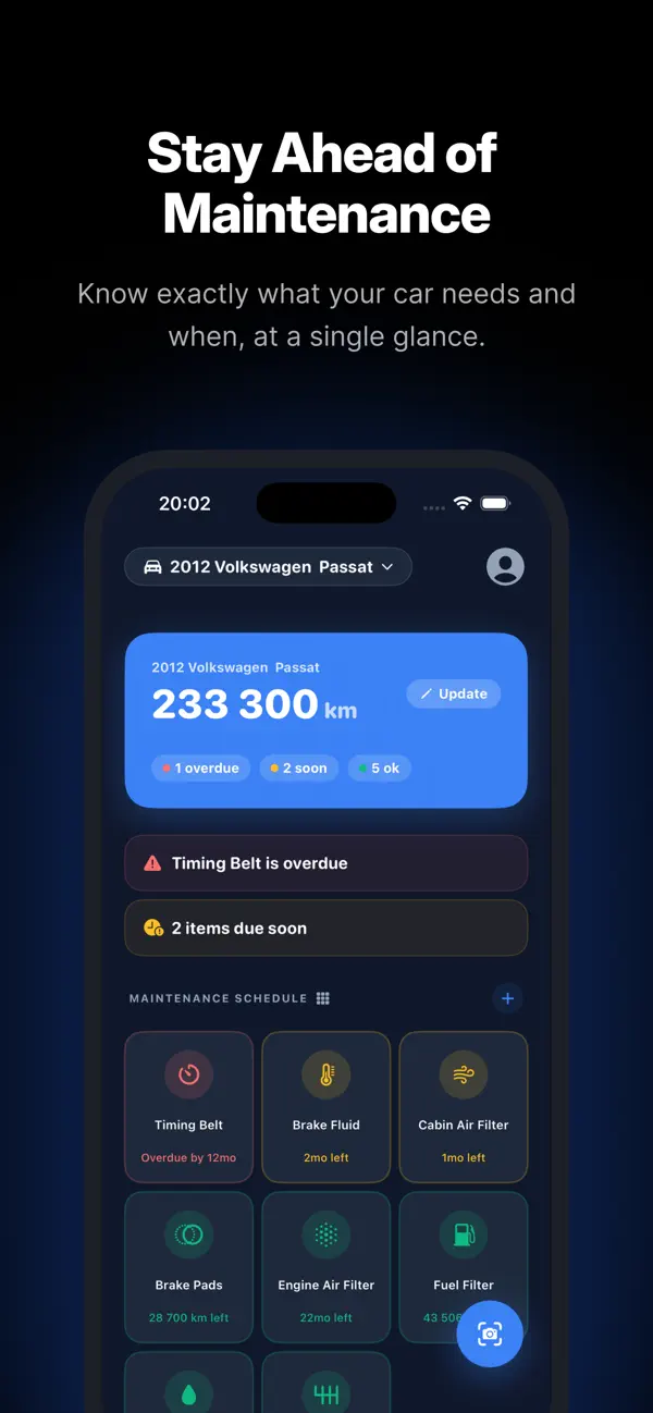 Screenshot #1 pour Pitlane – Car Service Scanner