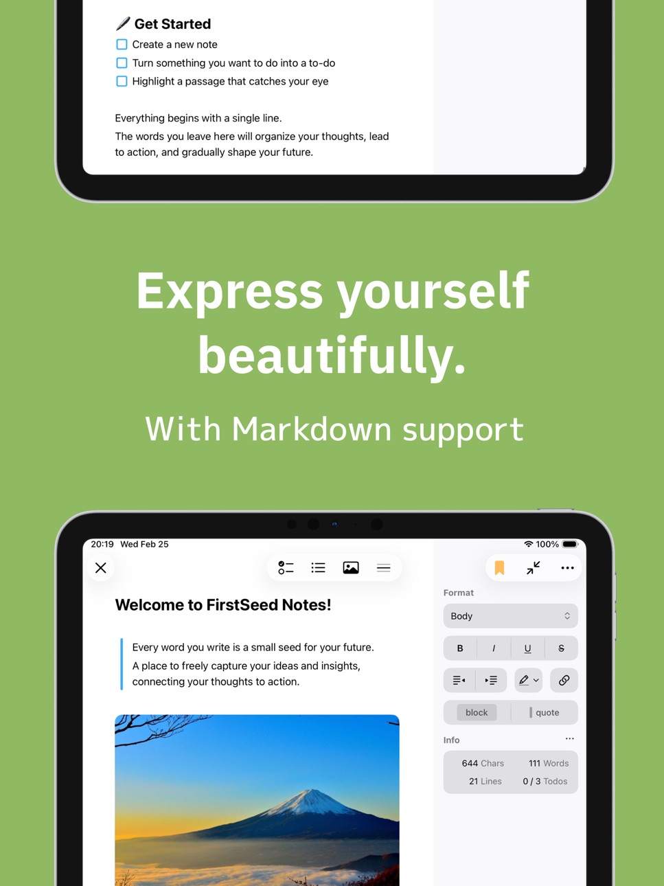 iPad screenshot