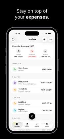 bonbox - simple accounting Screenshot 2 of 6