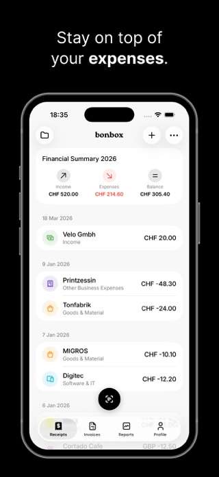 bonbox - simple accounting Screenshot 2 of 6