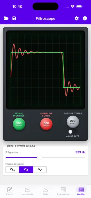 Filtroscope screenshot 2