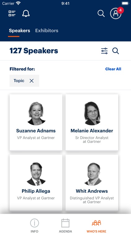 Gartner Conference Navigator