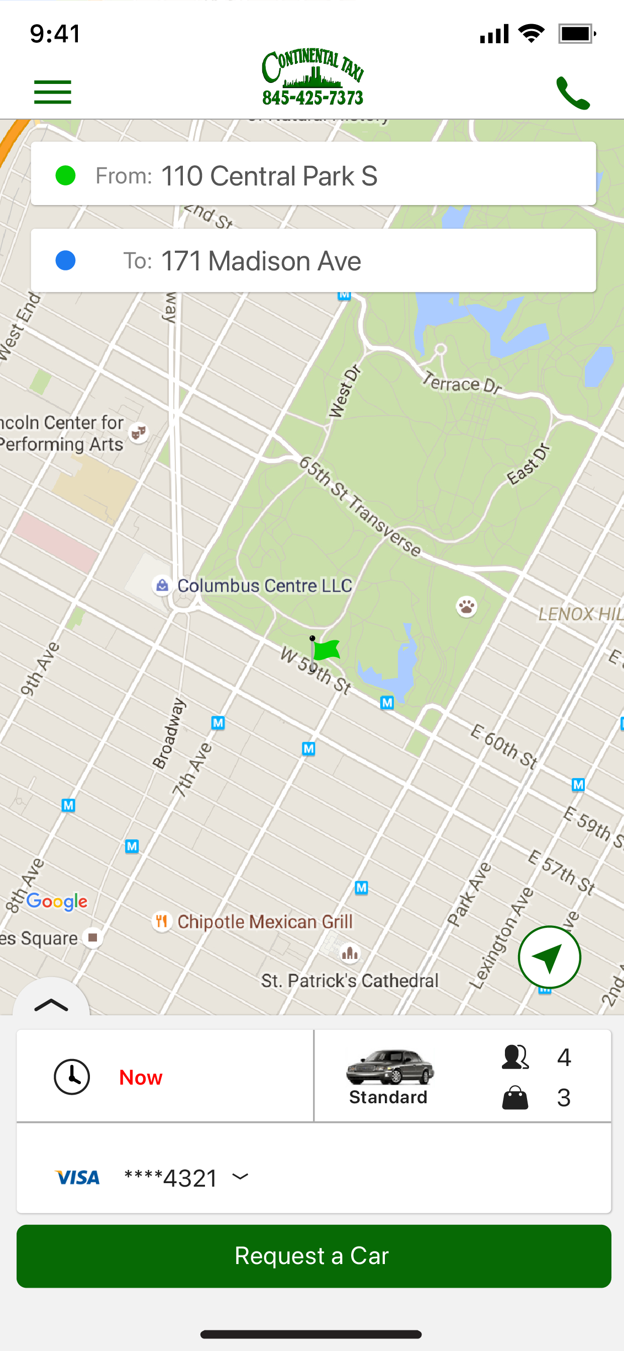 Continenal Taxi screenshot 5