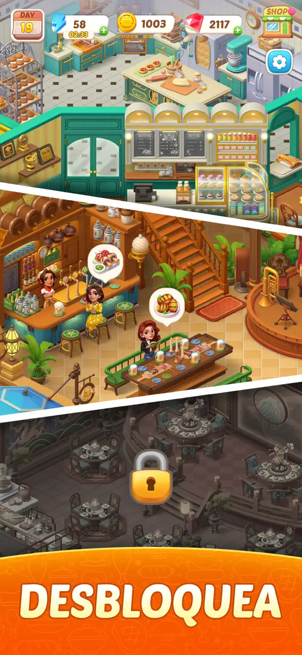 Flambé®: Merge and Cook iOS Mod IPA screenshot 4 - iOS game interface