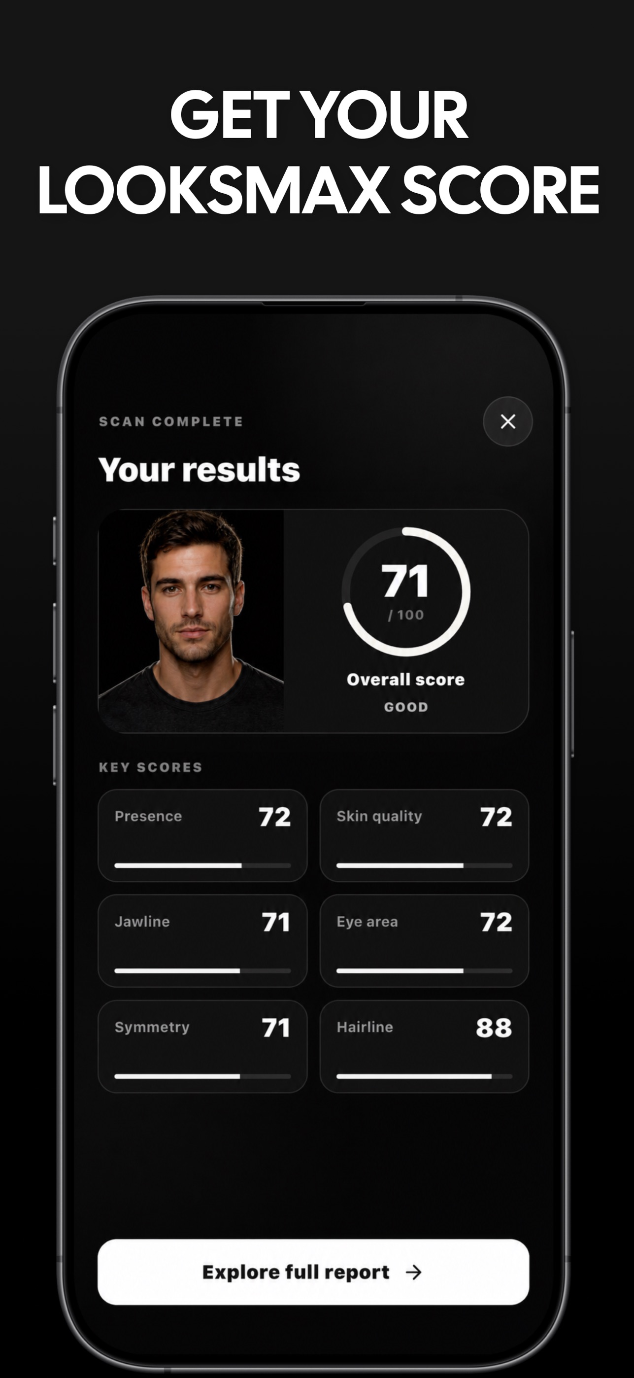 Screenshot 2 of LooksMAX AI PSL Scale: MogRise