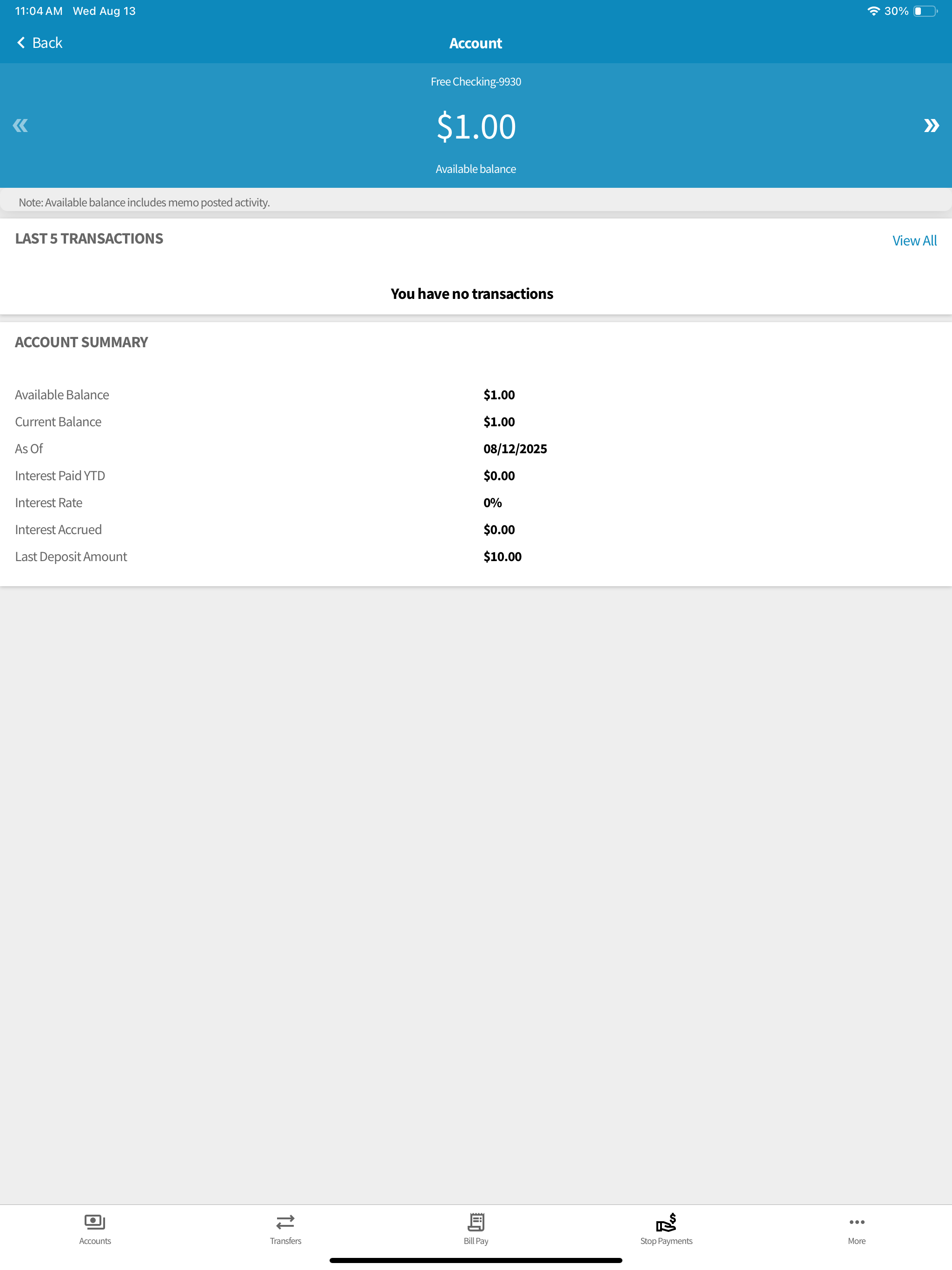 First State Bank - Noble screenshot 6