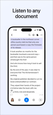 DeepReader - Text To Speech Screenshot 1 of 5