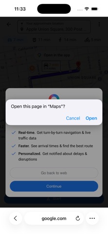 MapShift: Map Link Opener screenshot