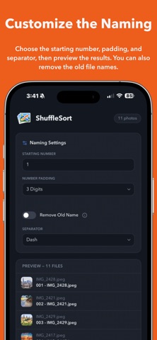 ShuffleSort: Photo Randomizer iPhone screenshot