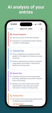 GolfNotesAI Screenshot 2 of 3