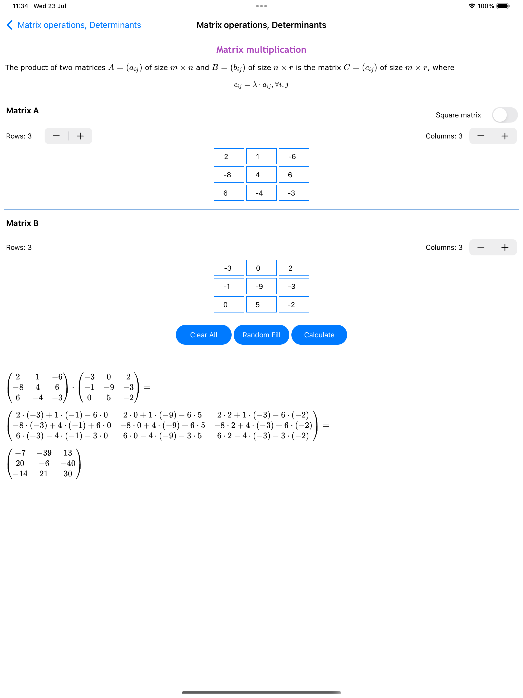 ALG Math Solver